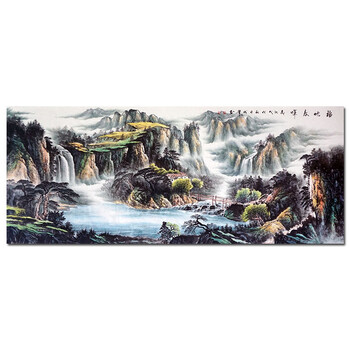 华天宝人杰地灵》四尺整纸06拍卖已结束【带合影授权】著名工笔画家