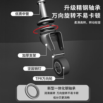 PROIRON腹肌盘 滑盘普拉提滑行板健腹轮男女四轮腹部健身器材灰色+跪垫