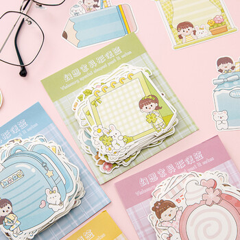 誉禾异形便签纸创意可爱卡通少女手帐拼贴背景记事本素材纸无粘性可书写DIY手账装饰100张 4232奇妙世界 誉禾异形便签纸创意可爱卡通少女手帐拼贴背景记事本素材纸无粘性可书写DIY手账装饰100张 4232奇妙世界