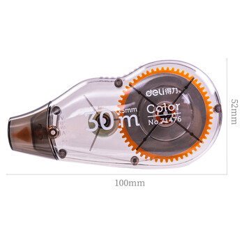 得力(deli)71476 150m大容量学生办公用改正带改错带涂改带修改带 顺滑不断带修正带(5个修正带/卡) 1卡装 得力(deli)71476 150m大容量学生办公用改正带改错带涂改带修改带 顺滑不断带修正带(5个修正带/卡) 1卡装