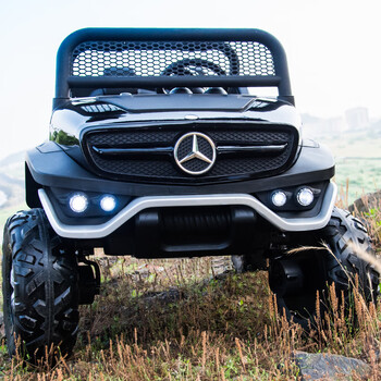 巨龙超大乌尼莫克奔驰儿童电动汽车四轮四驱电动车遥控汽车小孩宝宝可