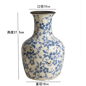 中国 青釉 青瓷 花瓶 瓶 青磁 花器 瓷器 花 青花瓷花瓶花纹品牌及商品- 京东
