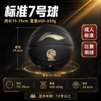 李宁（LI-NING）957篮球7号防尘耐磨防滑礼物街头室内外20K比赛专用礼物韦德系列