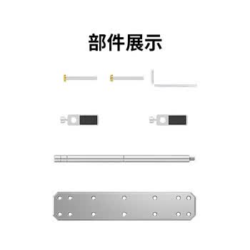 科乐浦（KELEPU）显卡支架立式主海景房机箱大显卡支撑架风扇加装显卡防弯托架 双卡银色