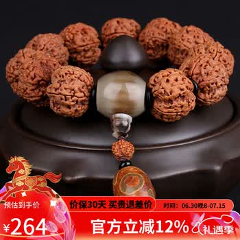 至純　血絲龍紋祥雲如意天珠　3-263 龙纹天珠价格报价行情- 京东