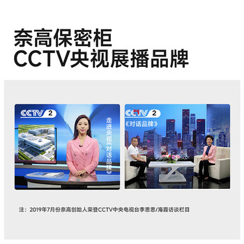 奈高（NAIGAO）保密柜文件柜铁皮柜资料柜员工柜智能指纹锁档案柜钢制木纹防盗柜