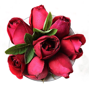 ems航空 云南食用墨红玫瑰花 500g 云南可食用玫瑰墨红 新鲜花瓣花