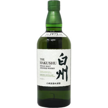 三得利山崎蒸馏所白州蒸馏所限定版300ml胖胖瓶单一麦芽威士忌-Taobao