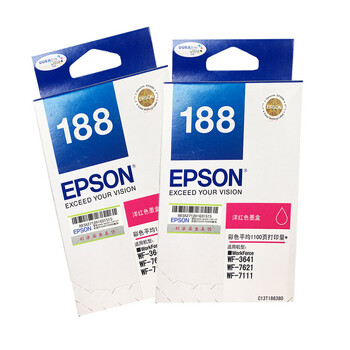 爱普生(EPSON)188墨盒原装 T1883红色墨盒 适用WF3641/WF7111/WF7621/WF7218/WF7728机型 爱普生(EPSON)188墨盒原装 T1883红色墨盒 适用WF3641/WF7111/WF7621/WF7218/WF7728机型