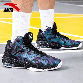 安踏(anta)男鞋篮球鞋变色龙战靴弹力缓震秋季kt4气垫款汤普森运动鞋