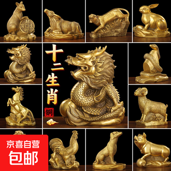 铜狗摆件价格报价行情- 京东