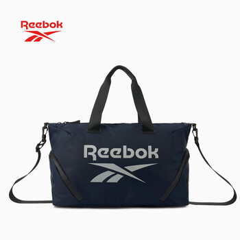 锐步防泼水耐磨健身包男女同款干湿分离独立鞋仓大容量斜挎包 藏青色