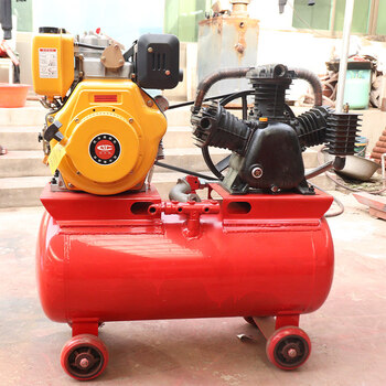 柴油空压机工业级户外大型四缸高压打气泵汽修流动补胎空气压缩机