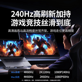 绿联六合一 Type-C鳍纹扩展10G便携屏拓展坞4K60Hz【USB+Type-C+PD100W】适用笔记本电脑平板CM818 绿联六合一 Type-C鳍纹扩展10G便携屏拓展坞4K60Hz【USB+Type-C+PD100W】适用笔记本电脑平板CM818