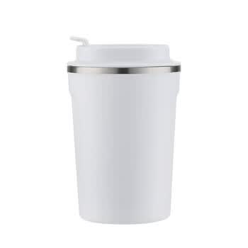 星巴克经典随行杯 咖啡杯经典款随行杯355mL 珍珠白色 保温保冷车载水杯