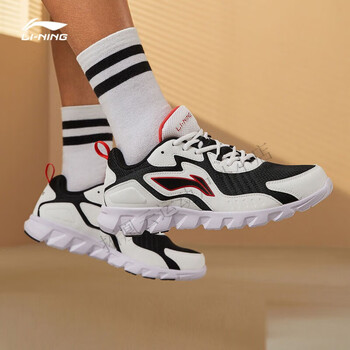 李宁跑鞋男鞋岚plus赤霄网面减震休闲鞋百搭竞速跑步鞋透气运动鞋标准