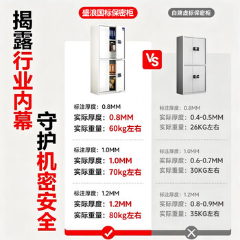 盛浪保密柜文件柜分双节带抽密码柜高185*宽90*深42cm 盛浪保密柜文件柜分双节带抽密码柜高185*宽90*深42cm