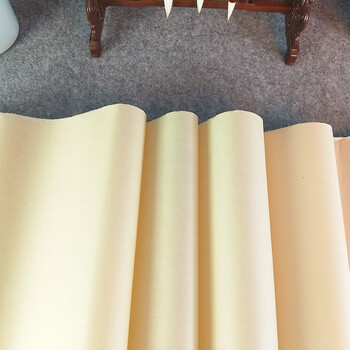 芬尚  六尺条屏仿手工毛边纸 加厚仿古纯竹浆毛笔书法练习纸 六尺对开三分熟100张 洇墨适中不起皱49*180cm