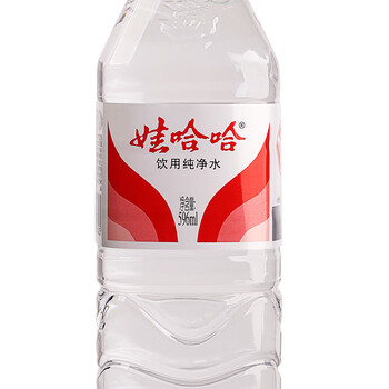 娃哈哈纯净水饮用水596ml*24瓶 整箱水（纸箱塑膜随机发货）