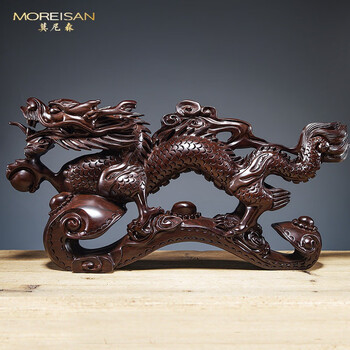 木製物 擺件 龍雕刻 骨董品 中國古美術 木製物 擺件 龍雕刻 骨董品 中國古美術