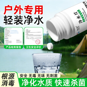九行（JIUHANG）户外净水片野外训练灾后紧急用水净化饮用水湖河水井水塔消毒除臭