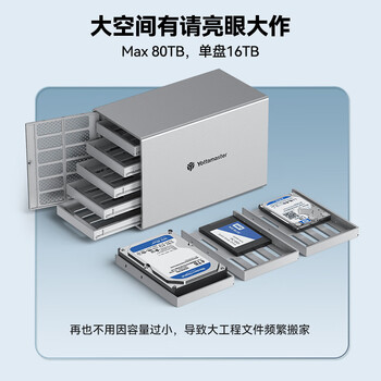 尤达大师 硬盘柜硬盘盒五盘 2.5/3.5英寸无RAID磁盘阵列SATA串口USB3.0硬盘扩展柜固态机械硬盘适用台式机 尤达大师 硬盘柜硬盘盒五盘 2.5/3.5英寸无RAID磁盘阵列SATA串口USB3.0硬盘扩展柜固态机械硬盘适用台式机