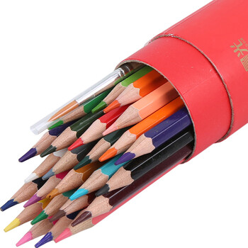 晨光(M&G)文具24色水溶性彩色铅笔学生美术填色含画笔红筒装AWP36810儿童女孩手工生日礼物热门商品 晨光(M&G)文具24色水溶性彩色铅笔学生美术填色含画笔红筒装AWP36810儿童女孩手工生日礼物热门商品