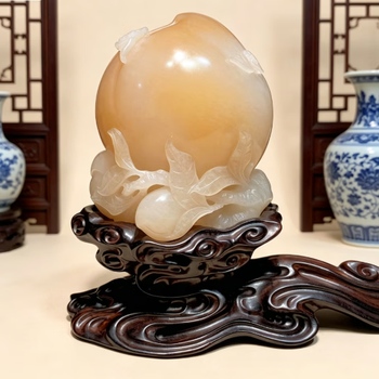 寿山石荔枝摆件价格报价行情- 京东