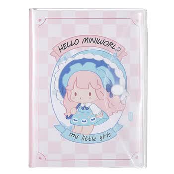 齐心（COMIX）迷你世界IP 手账本记事本高颜值笔记本子文具日记本小学生女孩生日礼物文具 36k MWCT0001-EB粉
