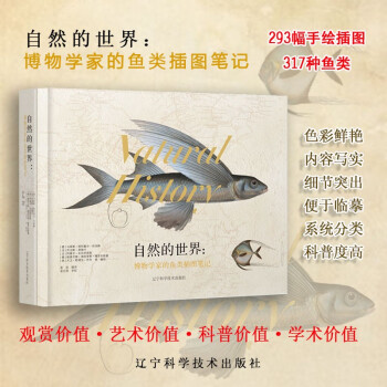 自然的世界：博物学家的鱼类插图笔记 海洋鱼类科普读物图鉴百科书籍