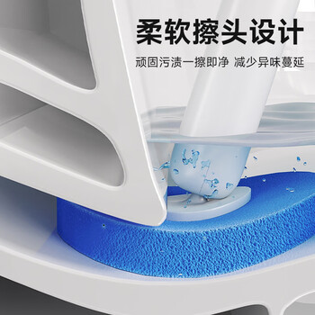 佳帮手一次性马桶刷垃圾桶7.7L带盖厕所卫生间夹缝带刷头*14 佳帮手一次性马桶刷垃圾桶7.7L带盖厕所卫生间夹缝带刷头*14