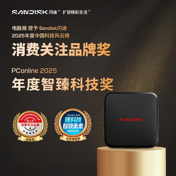 闪迪（SanDisk）ELE 1TB 移动固态硬盘（PSSD）新元素 type-c接口 小巧便携手机直连笔记本电脑两用外接 办公存储