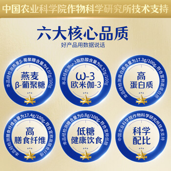 世壮中国农科院奇亚籽亚麻籽高纤燕麦片300g*2 即食冲饮谷物早餐代餐