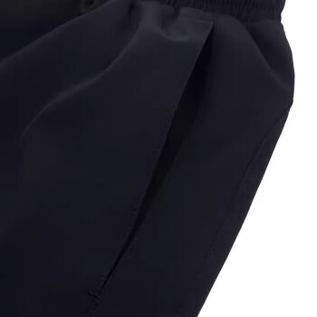 李宁（LI-NING）羽毛球服男款短裤运动跑步裤黑色M码AAPR079-3黑色 XXL