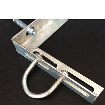 燃气管道固定支架l型角钢支架天然气管卡三角电缆管托架u型卡 【10*12