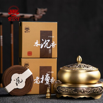 銅製 金寿堂造 斑紫銅 鼎式 香炉 唐木紫檀台座付 / 香道具 紫铜熏香炉价格报价行情- 京东