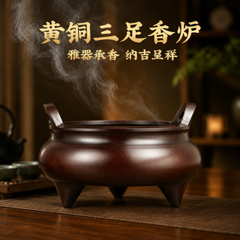 双耳三足香炉品牌及商品- 京东
