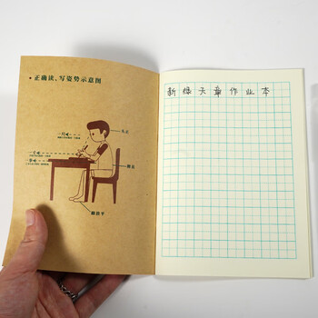 天章(TANGO)36K作业本田格本小学生统一标准大号11行8列 学生练习簿文具3-6年级学科 18张10本装