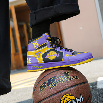 耐克nike科比纪念款空军一号高帮鞋男学生韩版潮流百搭涂鸦高帮aj板鞋