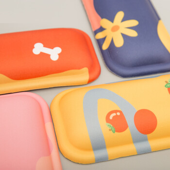 灵蛇（LINGSHE) 键盘手托鼠标垫护腕键盘腕托垫掌托记忆棉笔记本电脑办公卡通游戏手枕垫 大吉大利 H59