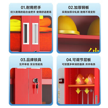 奈高(NAIGAO)消防柜微型消防站消防器材柜应急物资柜灭火器柜含器材1.8*1.6米 奈高(NAIGAO)消防柜微型消防站消防器材柜应急物资柜灭火器柜含器材1.8*1.6米