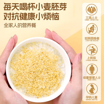 精力沛小麦胚芽燕麦片30g营养健康早餐冲泡即食小袋试吃装