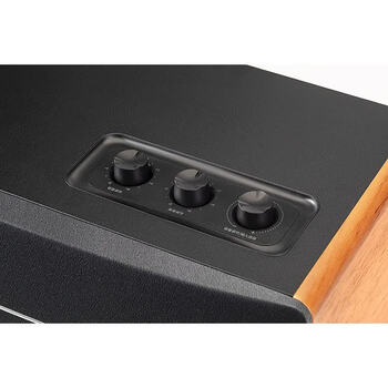 漫步者 D12 2.0声道 一体式桌面立体声音响音箱 两路分频 黄金声学 连接方便 木质电脑音响 蓝牙音箱 漫步者 D12 2.0声道 一体式桌面立体声音响音箱 两路分频 黄金声学 连接方便 木质电脑音响 蓝牙音箱