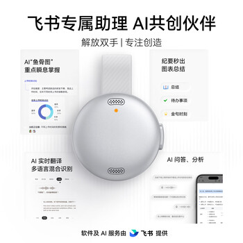 ANKER【容量升级】64G安克AI飞书录音豆 随身便捷智能录音笔 专业转文字会议纪要记录神器 钛空银 ANKER【容量升级】64G安克AI飞书录音豆 随身便捷智能录音笔 专业转文字会议纪要记录神器 钛空银
