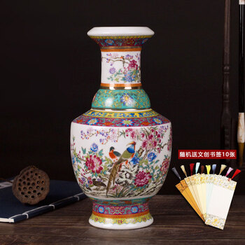 景德镇瓷器高花瓶型号规格- 京东