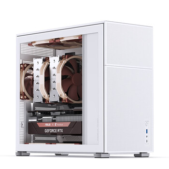 乔思伯（JONSBO）松果D41 MESH版白色 ATX机箱（双360冷排/ATX电源/Type-c Gen2 10Gbps+/垂直风道/长显卡）