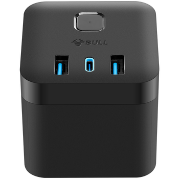 公牛(BULL)20W PD苹果快充魔方插座/插线板/插排/接线板 Type-c+USB+3插孔 无线 黑色 GNV-UU220WH总控开关 公牛(BULL)20W PD苹果快充魔方插座/插线板/插排/接线板 Type-c+USB+3插孔 无线 黑色 GNV-UU220WH总控开关