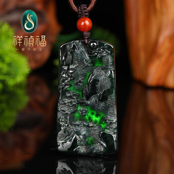 翡翠山水意境牌型号规格- 京东