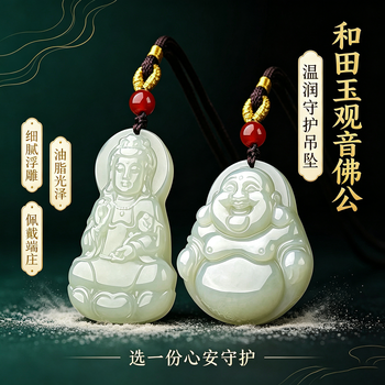 和田玉佛公玉牌吊坠排行- 京东
