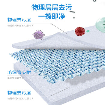 巨奇纳米海绵檫10CM*6CM40片去油污抗菌吸水百洁布厨房洗碗家用神器